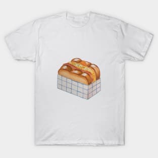 Watercolour Egg Drop Sandwich T-Shirt